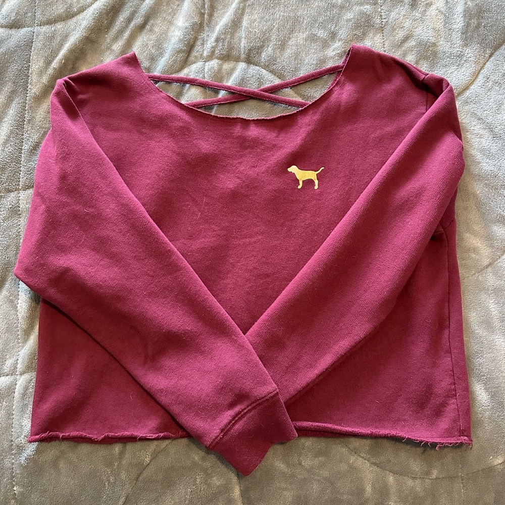 Burgundy/rose gold